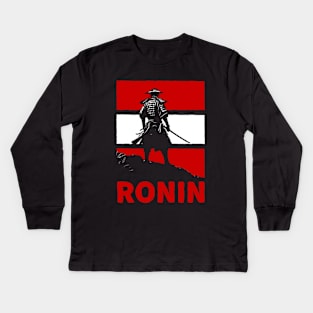 Masterless Warrior: Ronin's Legacy Kids Long Sleeve T-Shirt